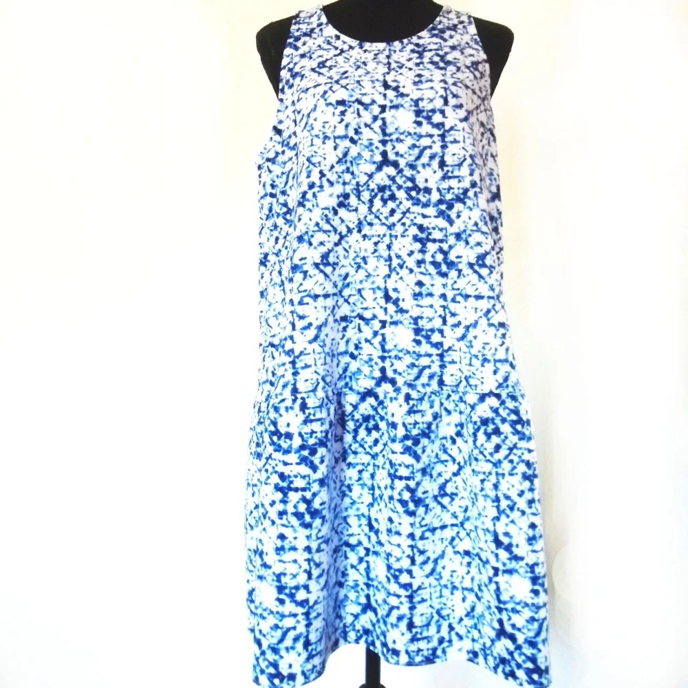 Belle + Sky large patterned drop waist shift dress - Picture 2 of 6